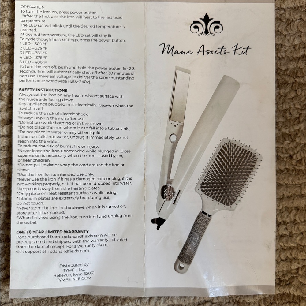 TYME-Hair Styling Guide - Picture 6 of 6